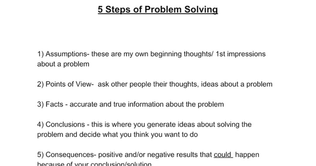 problem solving notes pdf